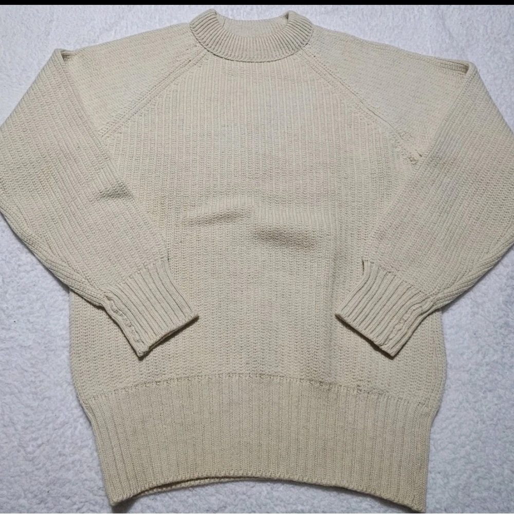 Pendleton Pure Wool Cream Sweater - image 1